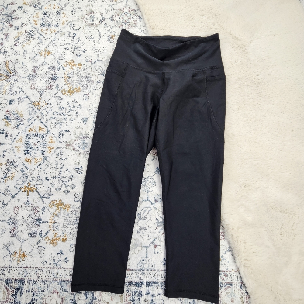 Old Navy Active Powersoft Pocket Leggings Women Black Large
